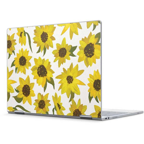 Cat Coq Sunflower Acrylic Pixelbook Skin